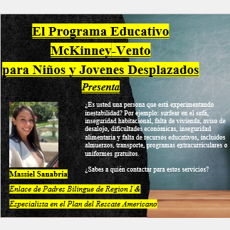 The McKinney-Vento Education for Homeless Children and Youth Program